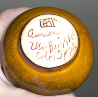 van briggle pottery marks